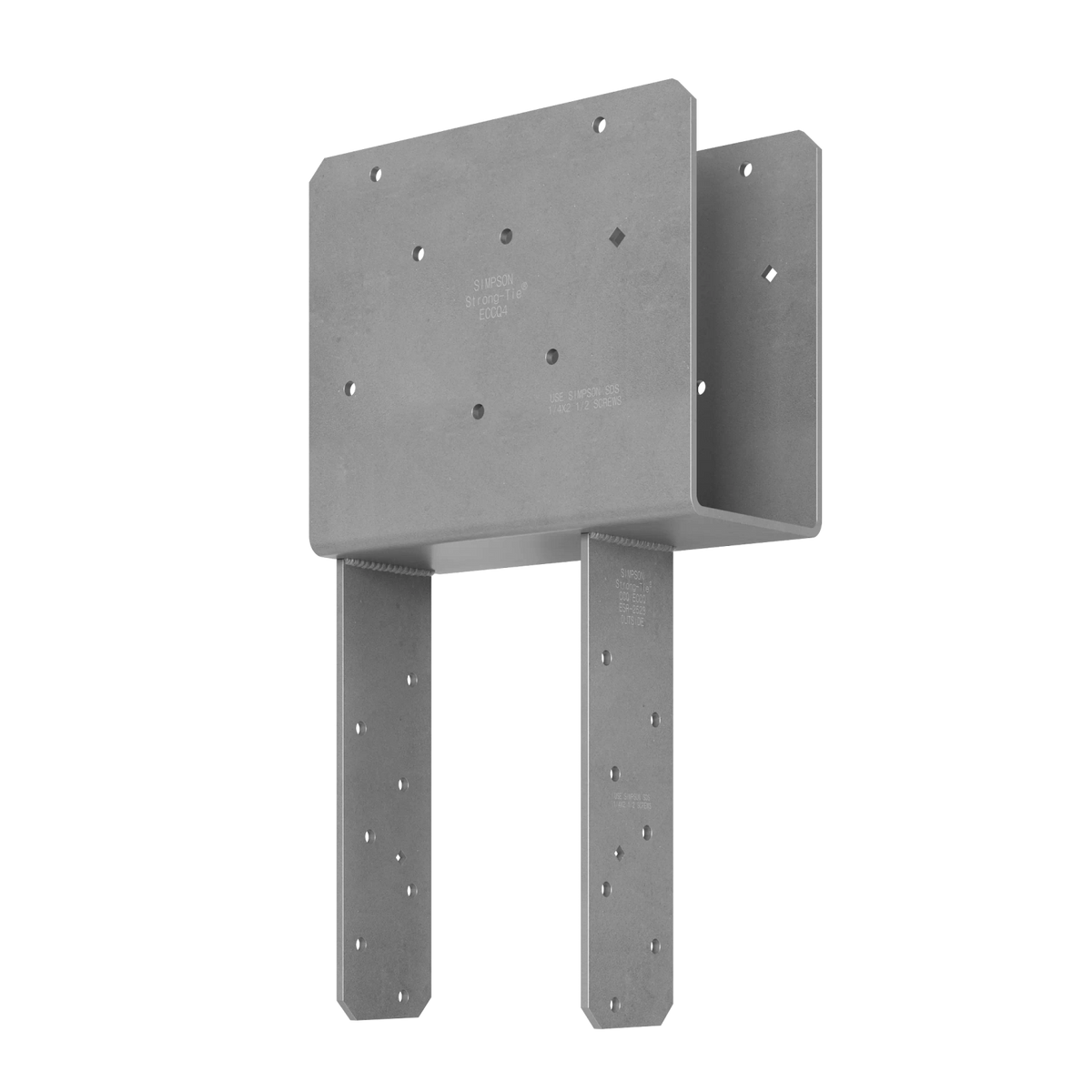 Simpson ECCQ46SDS2.5 End Column Cap w/SDS Screws for 4x Beam, 6x Post