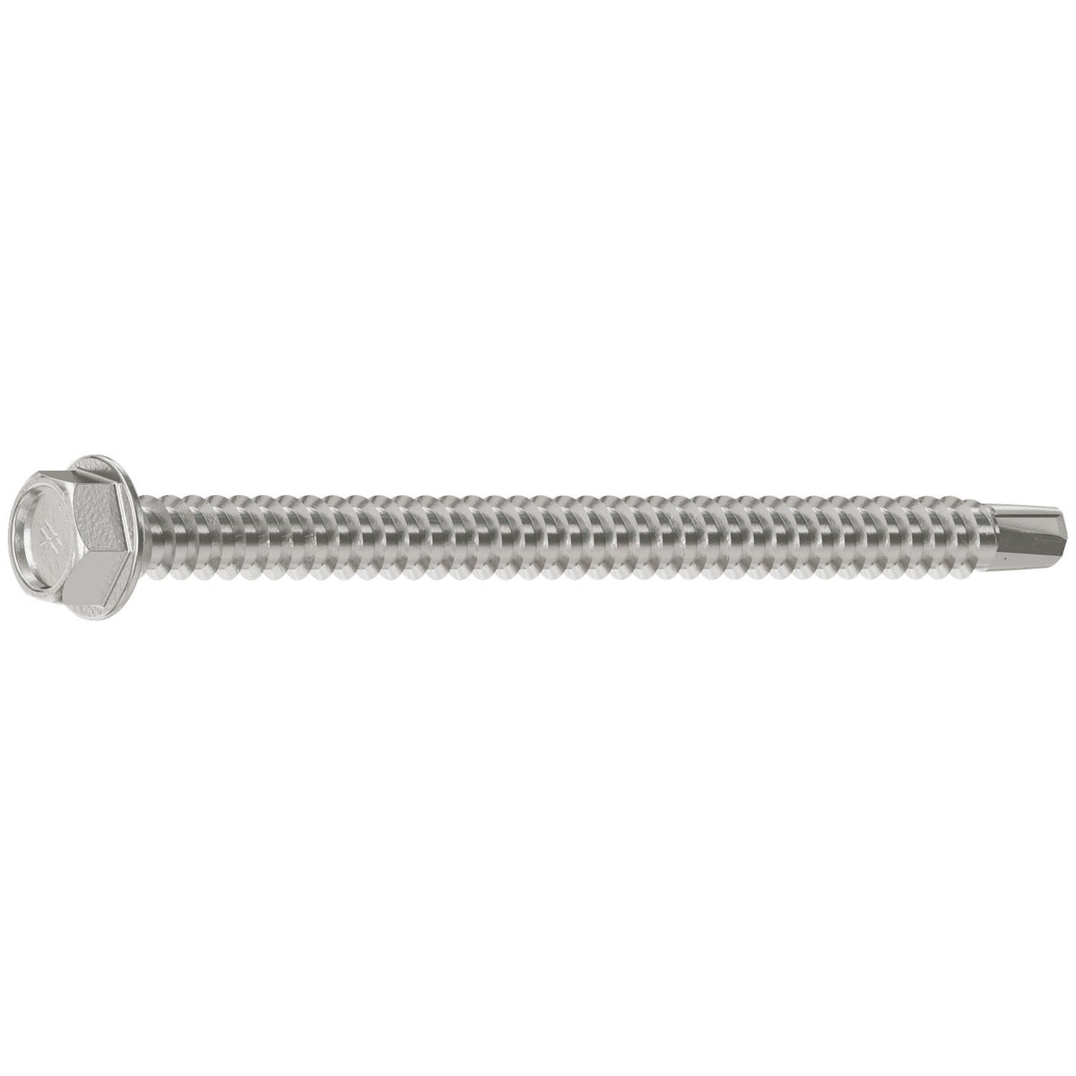 Simpson #12 x 3" Self-Drilling Hex-Washer Head Screw, 305 Stainless Steel