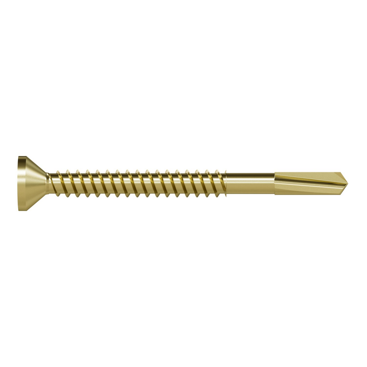 Simpson #8 x 1-15/16" PPHD SHEATHING-TO-CFS Screw Yellow Zinc