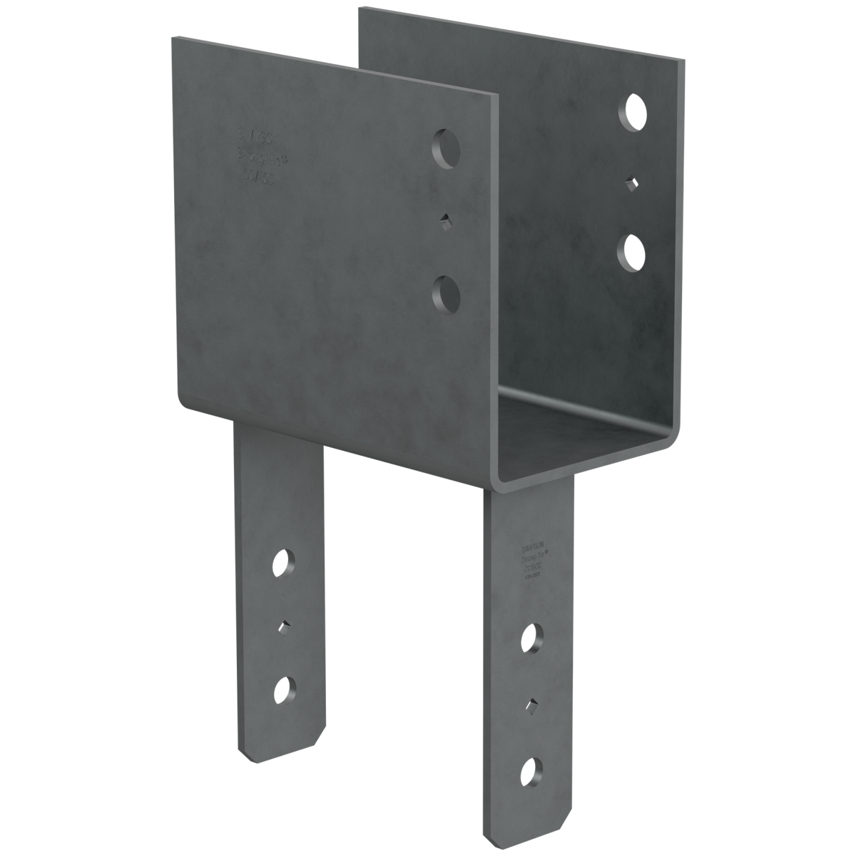 Simpson ECC5 1/4-8 End Column Cap 5-1/8" Beam, 8X Post