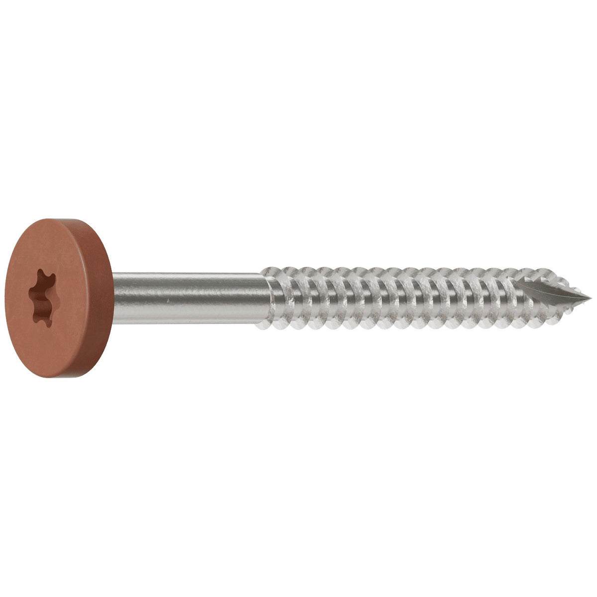 #8 x 1 3/4 Tan 03 Composite Fascia Screws, Stainless Steel