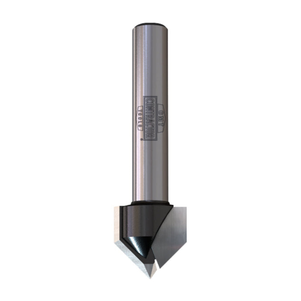 CMT 81503 Contractor V-Grooving Bit 1/2" x 1/2" Angle: 90 degrees Shank: 1/4"