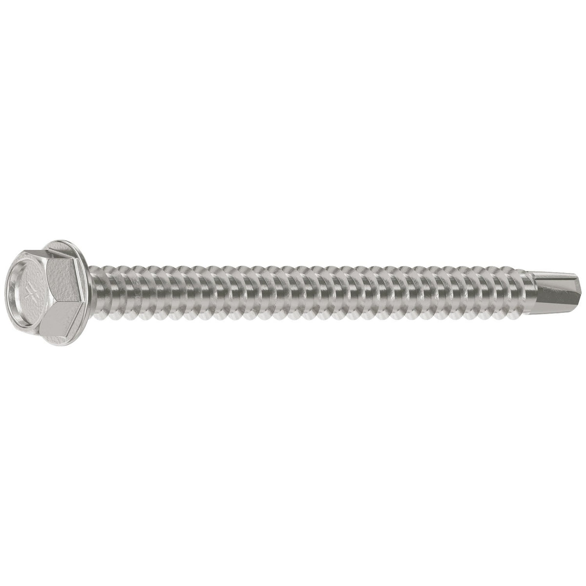 Simpson #12 x 2-1/2" Self-Drilling Hex-Washer Head Screw, 305 Stainless Steel