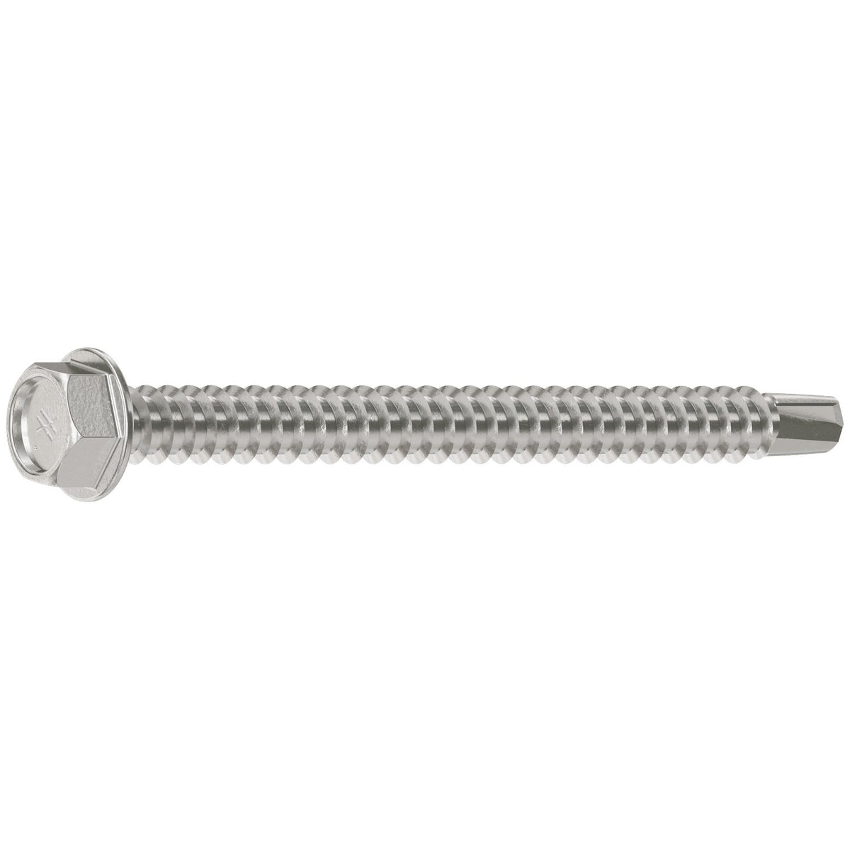 Simpson #12 x 2-1/2" Self-Drilling Hex-Washer Head Screw, 316 Stainless Steel