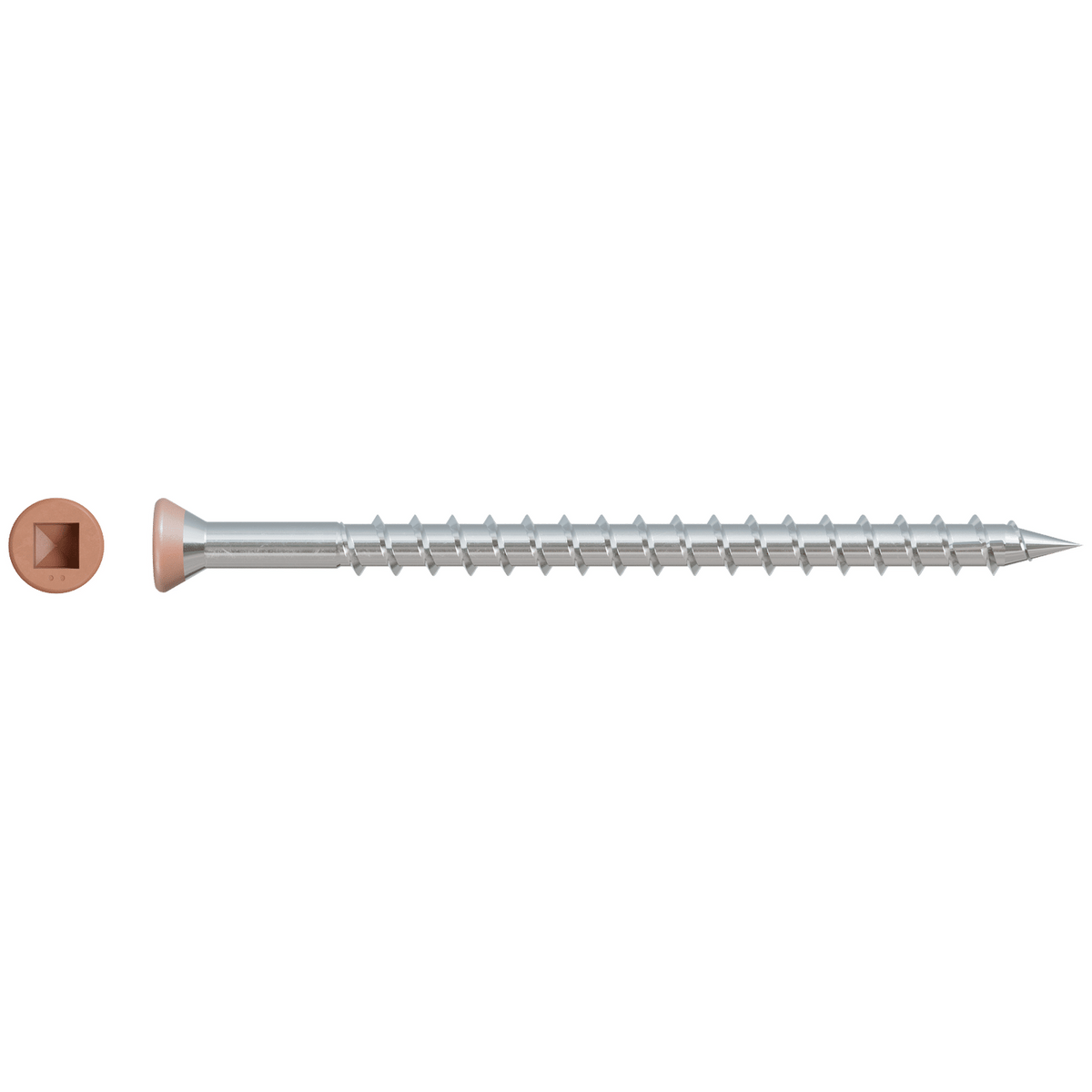 Simpson #7 x 2 1/2" Tan 03, Collated Trim-Head Deck Screw, 305 SS