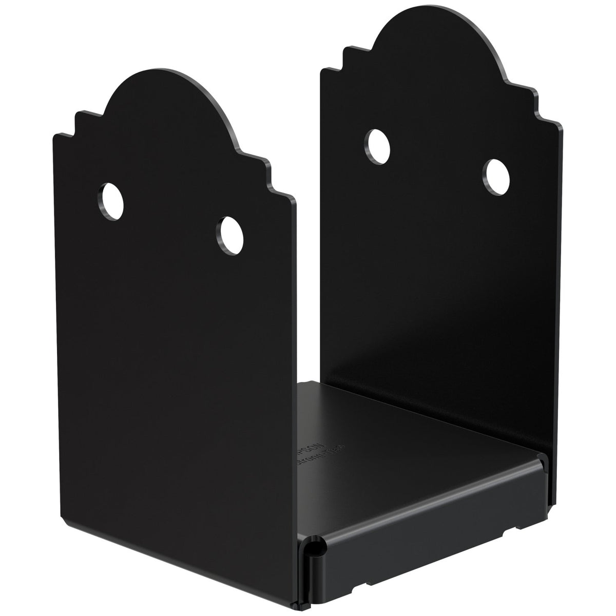 Simpson APB66 Ornamental 6x6 Post Base, Black Powder Coated