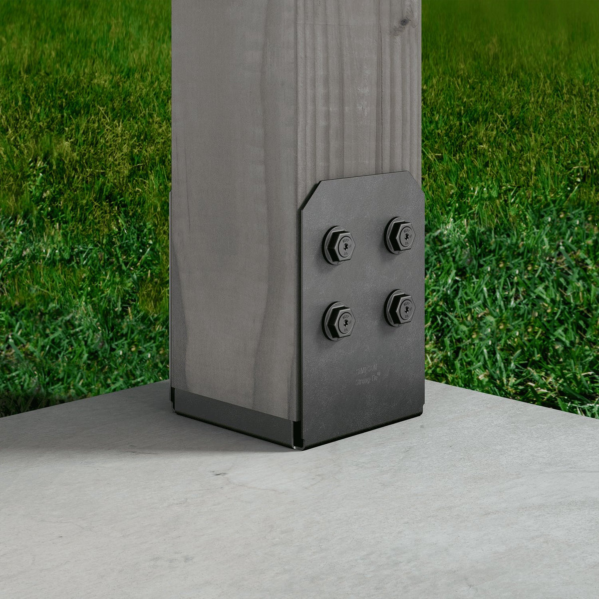 Simpson APVB88 Avant Ornamental 8x8 Post Base - Black Powder Coat