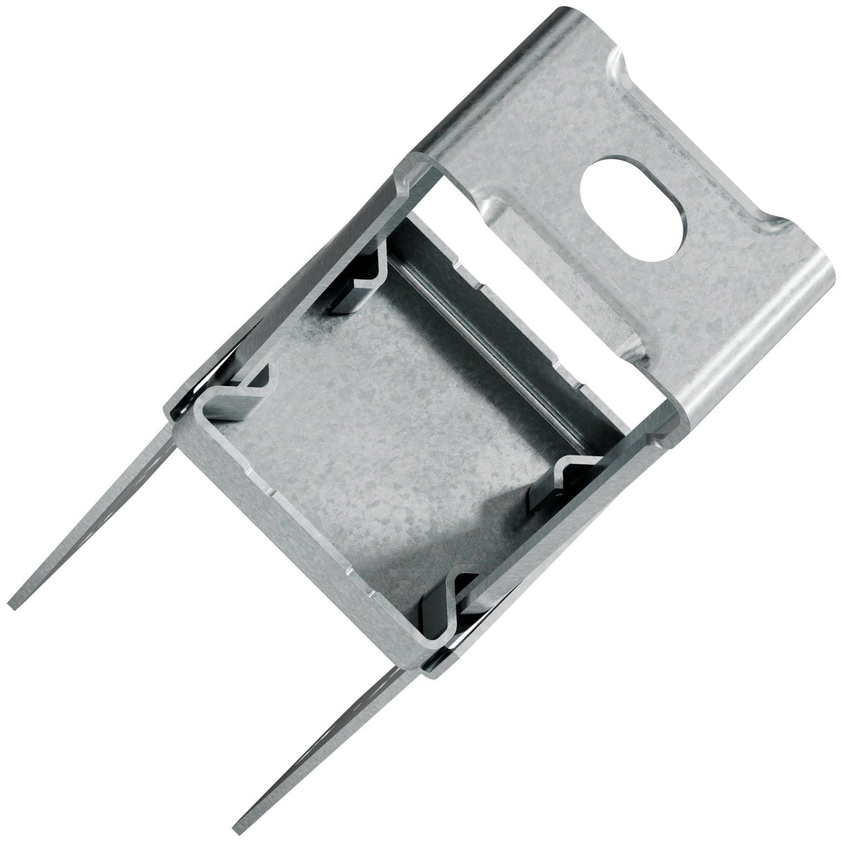 4X4 Metal bracket on a white background