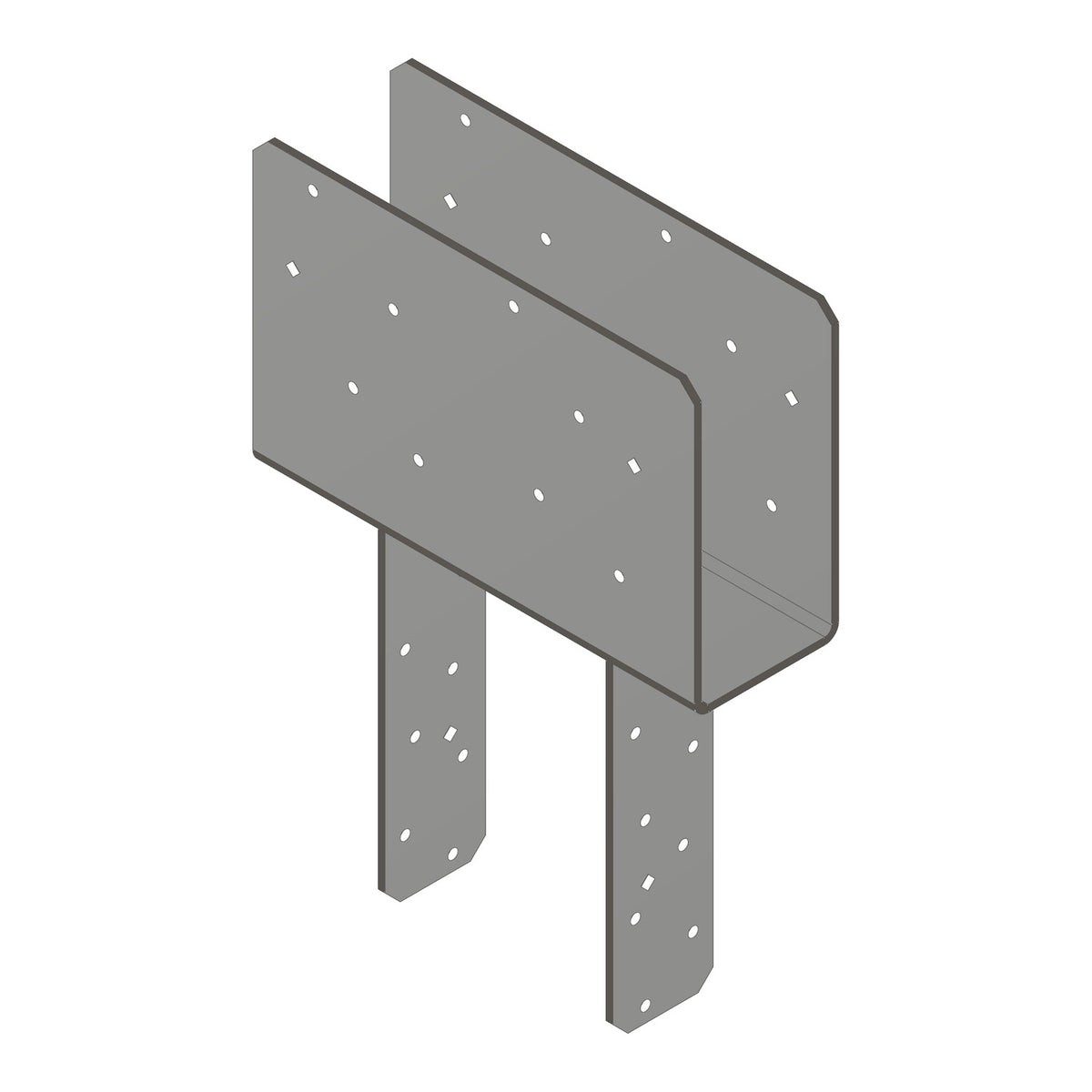 Simpson CCQ3-6SDS2.5 Column Cap for 3-1/8 in. Beam and 6x Post w/SDS Screws 7-Ga Steel