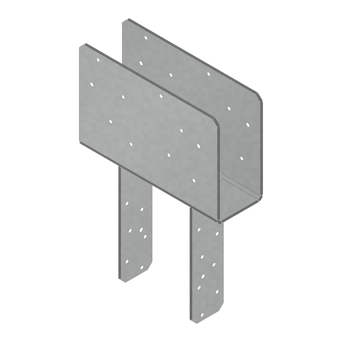 Simpson CCQ3-6SDS2.5HDG HDG Column Cap for 3-1/8 in. Beam and 6x Post w/Screws 7-Ga Steel