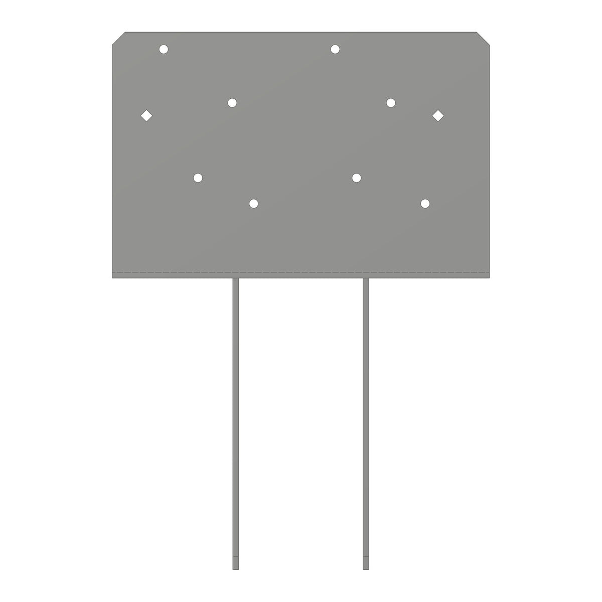 Simpson 4 x 4 Column Cap w/SDS Screws CCQ44SDS2.5