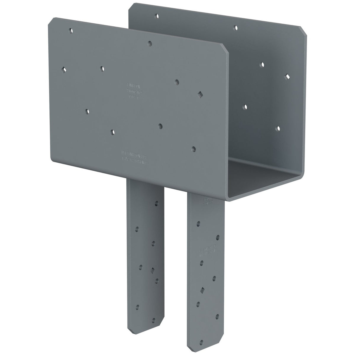 Simpson CCQ7.1-4SDS2.5 Column Cap for 7 in. Beam and 4x Post w/SDS Screws 3-Ga Steel