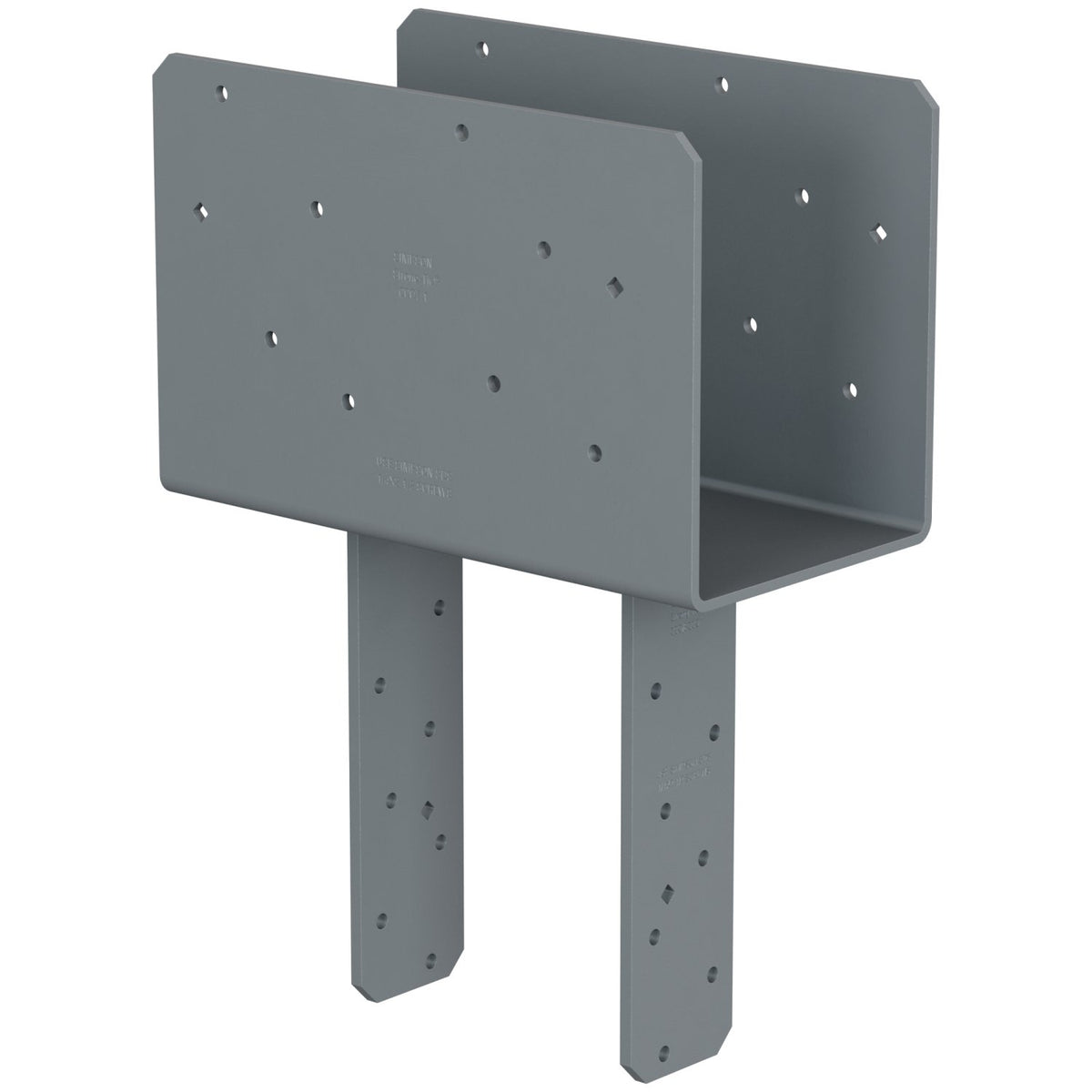 Simpson CCQ7.1-6SDS2.5 Column Cap for 7 in. Beam and 6x Post w/SDS Screws 3-Ga Steel