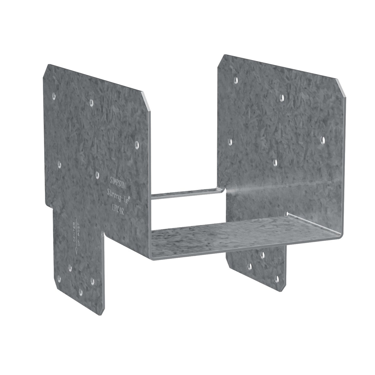 Simpson EPC4RZ ZMAX Galvanized End Post Cap for 4x Rough