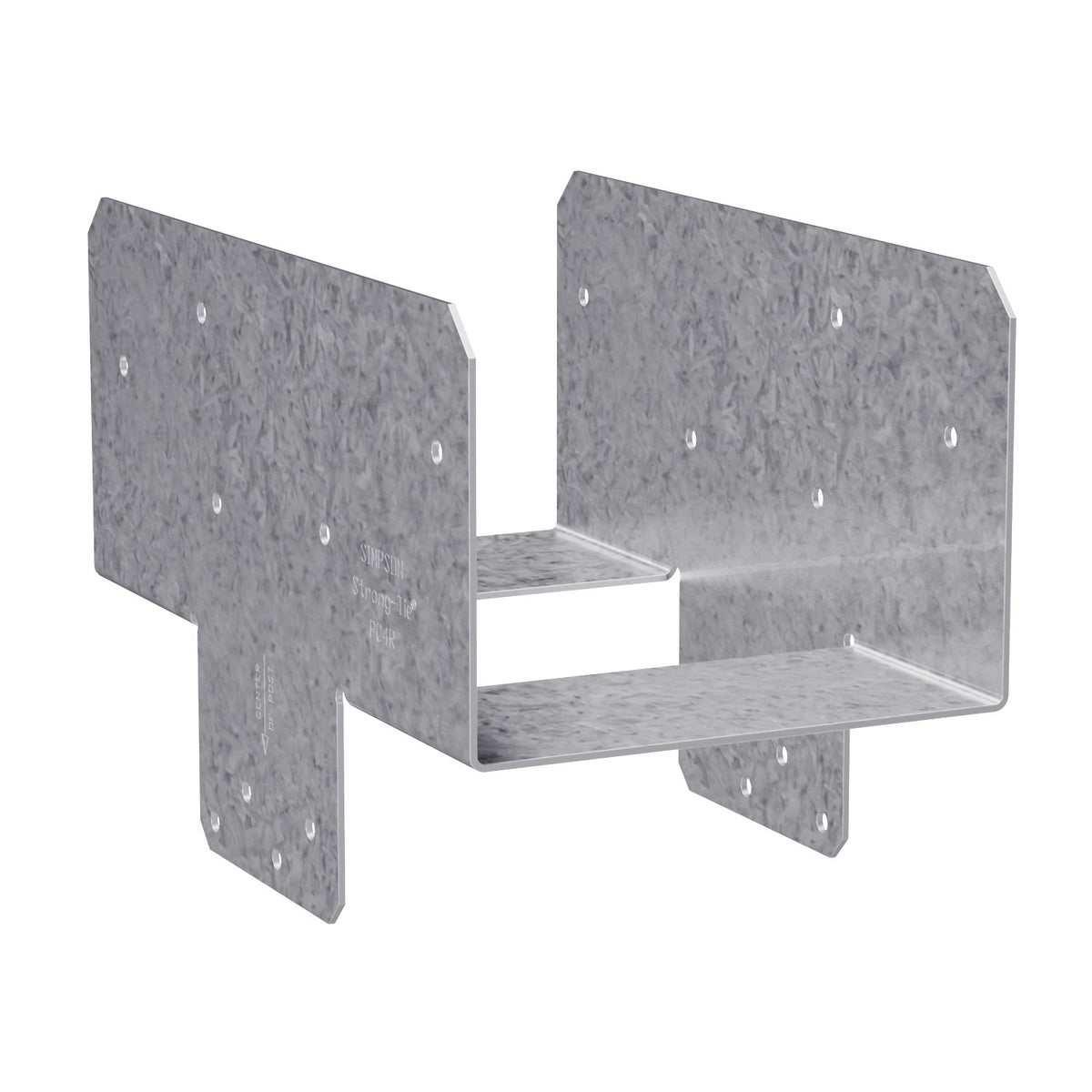 Simpson PC4RZ ZMAX Galvanized Post Cap for 4x Rough