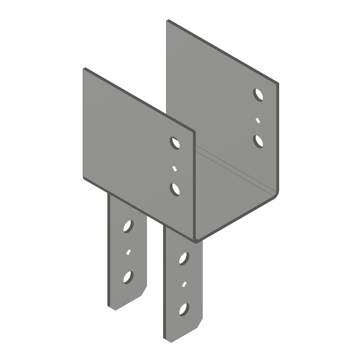 Simpson 6X Beam, 4X Post, End Column Cap ECC64