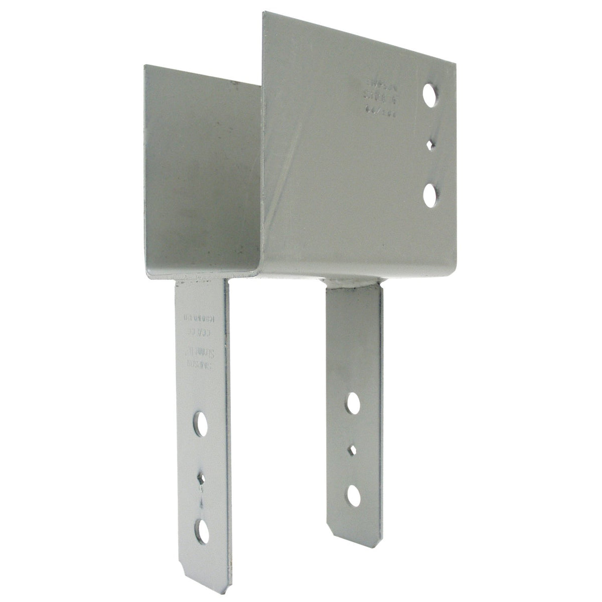 Metal bracket on a white background
