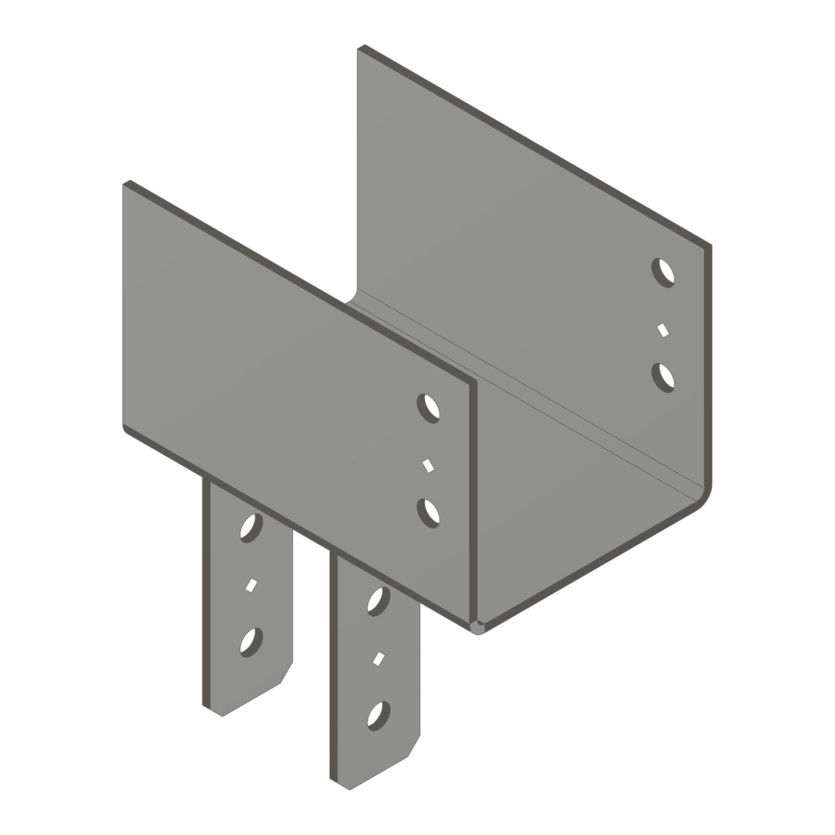 Simpson ECC74 End Column Cap 6-3/4 in Beam 4X Post
