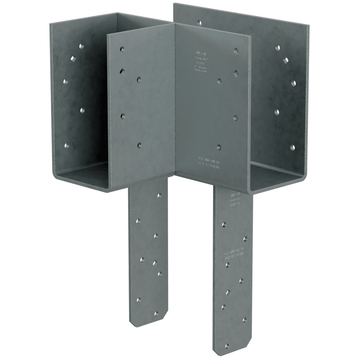 Simpson ECCLLQ3.25-6 Left L-Shape End Column Cap 3-1/4x6 w/Screws