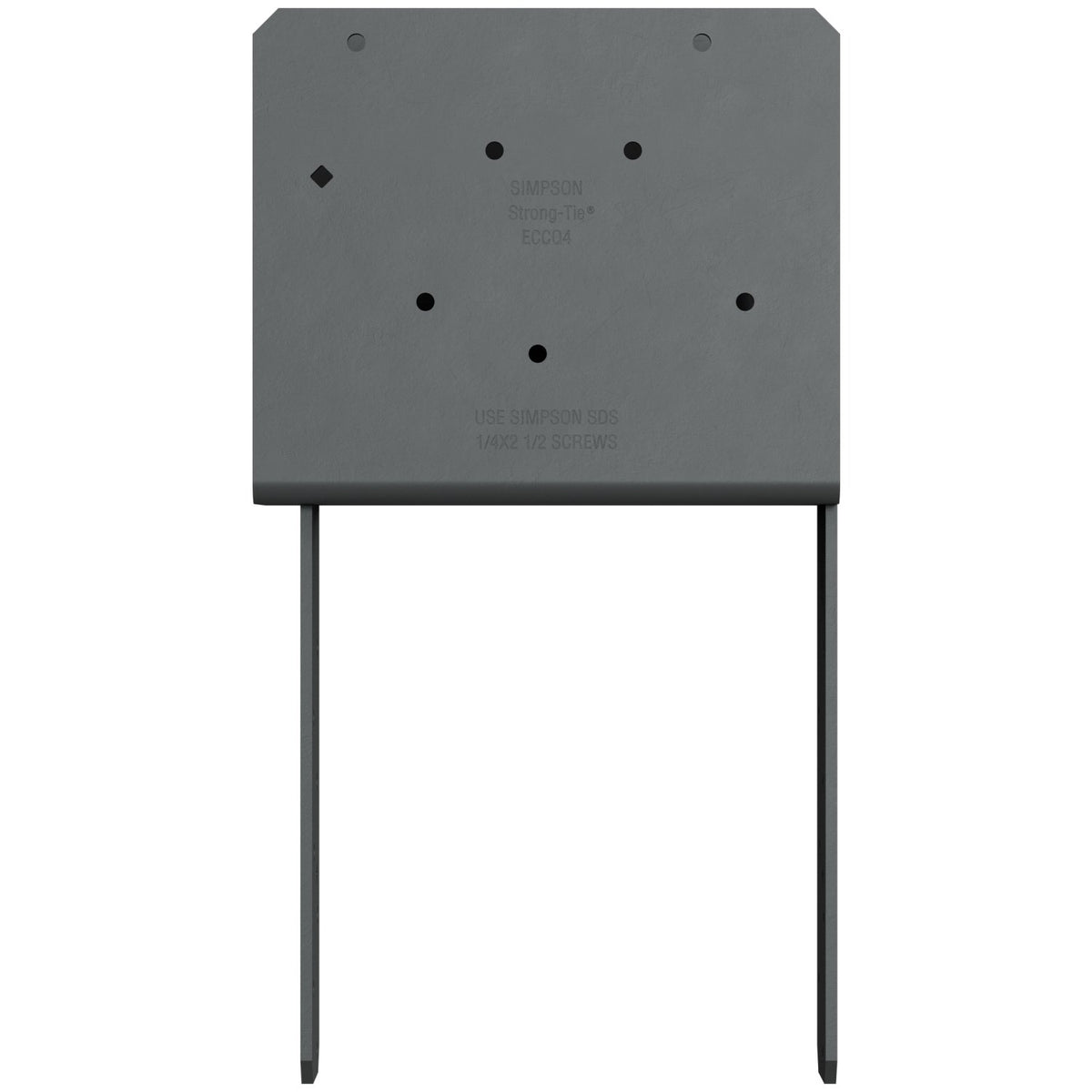Simpson ECCQ48-SDS2.5HDG 4x Beam 8x Post End Column Cap HDG w/SDS Screws
