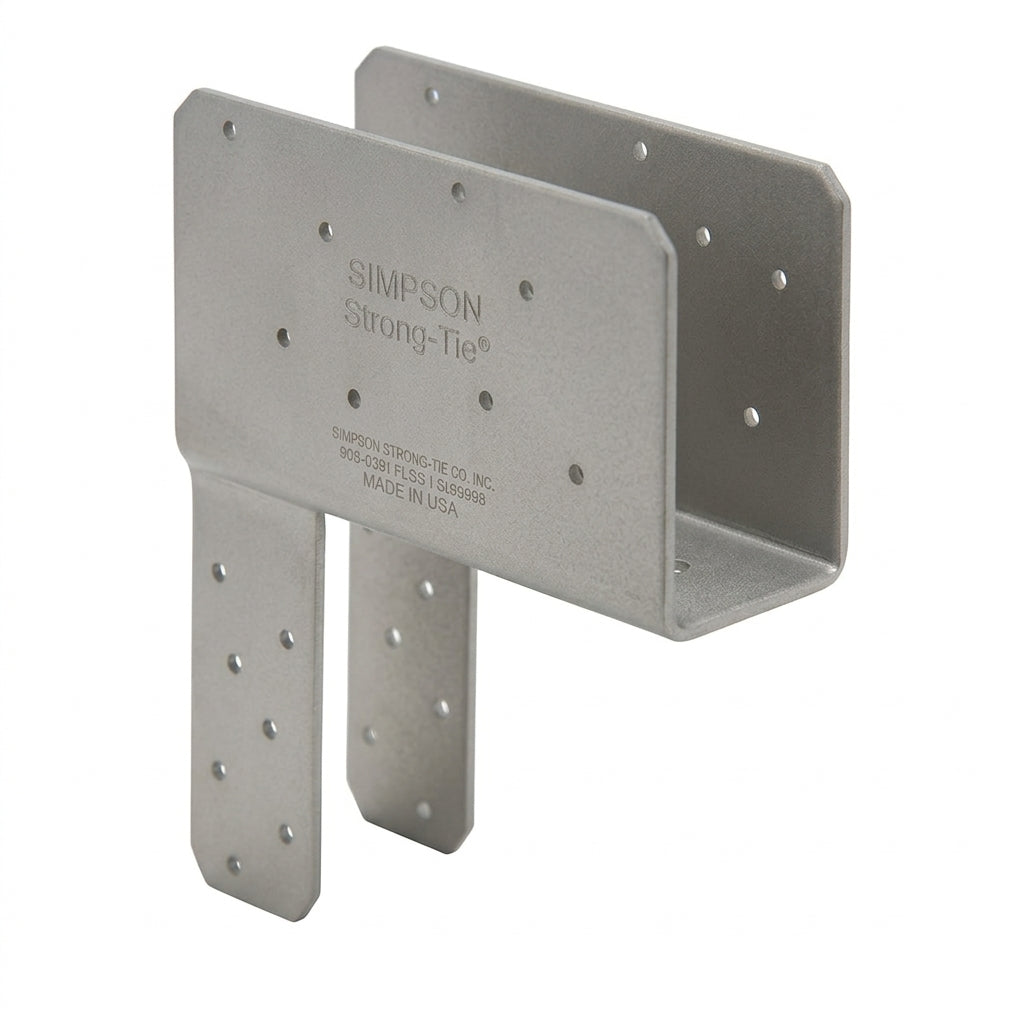 ECCQ column-cap with rotated straps
