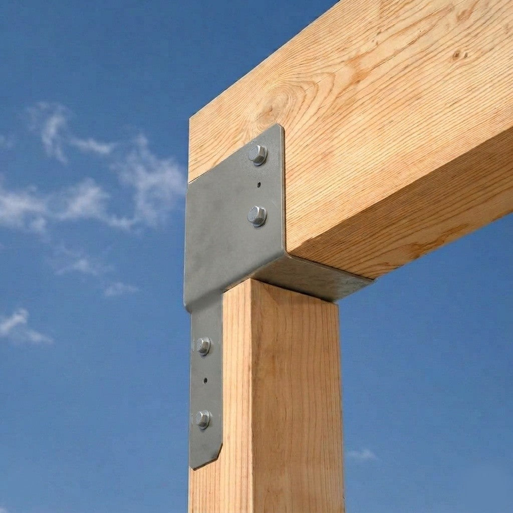 Simpson ECC96ROT End Column Cap 8-3/4 in Beam 6x Post Rotated Straps