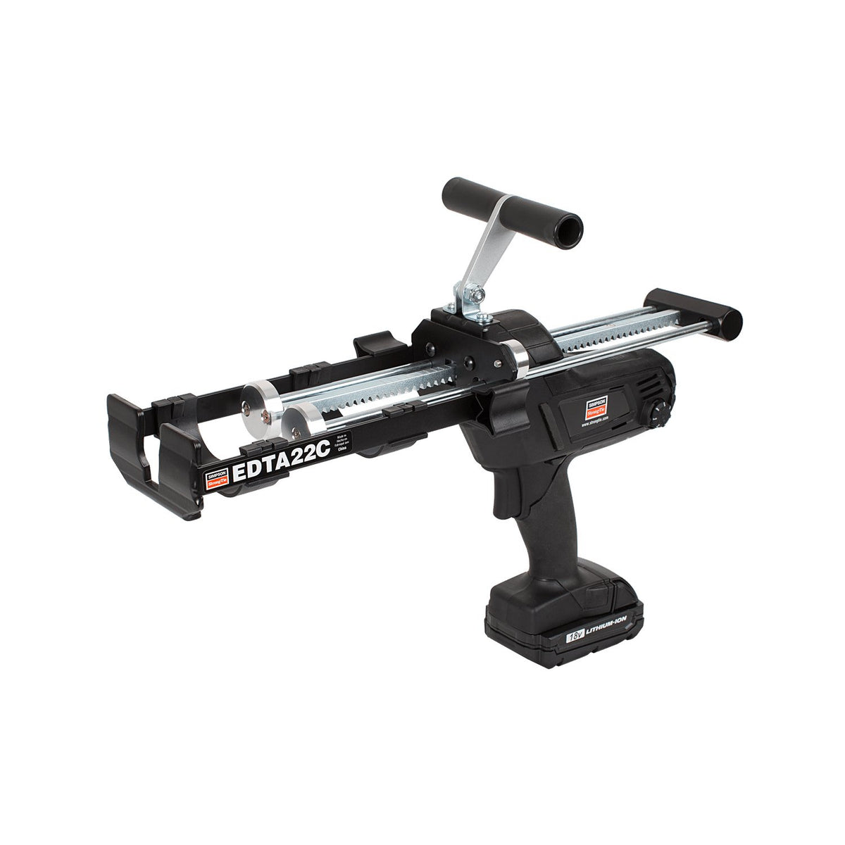 Simpson Battery-Powered Dispensing Tool for 22 oz Dual-Cartridge Epoxy w/18V Batteries and Charger