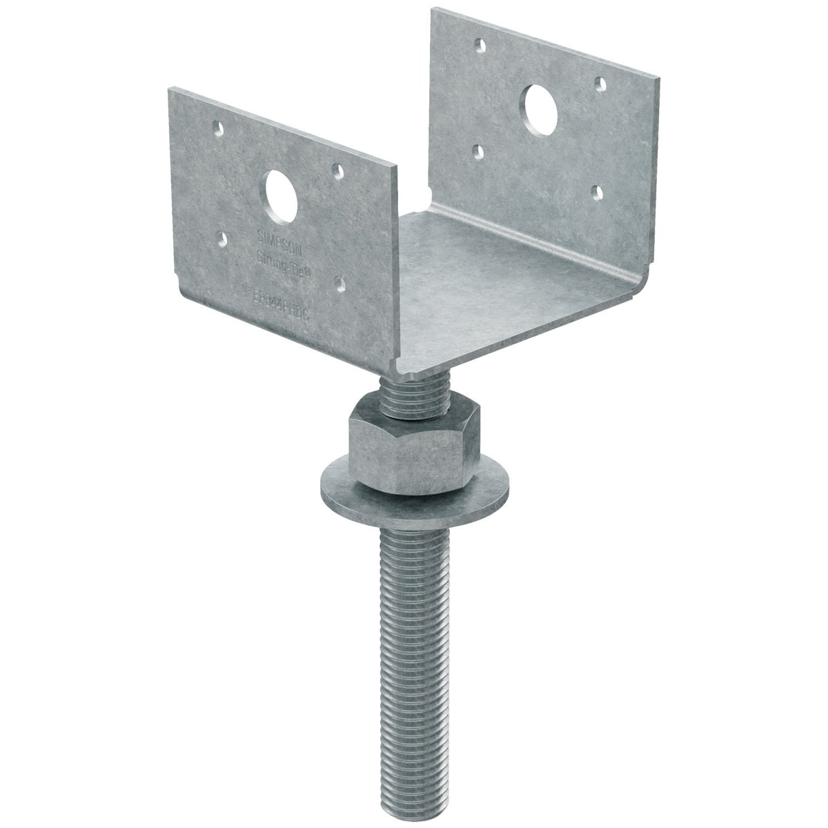Simpson 4x4 Hot-Dip Galvanized Pier-Block Elevated Post Base EPB44PHDG