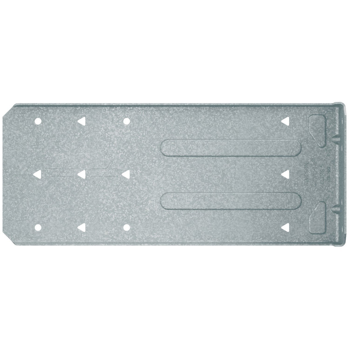 Simpson FCB49.5-R25 FCB 9-1/2 in Bypass Framing Fixed-Clip Connector 16-Ga G90 Galvanized 25-Pack