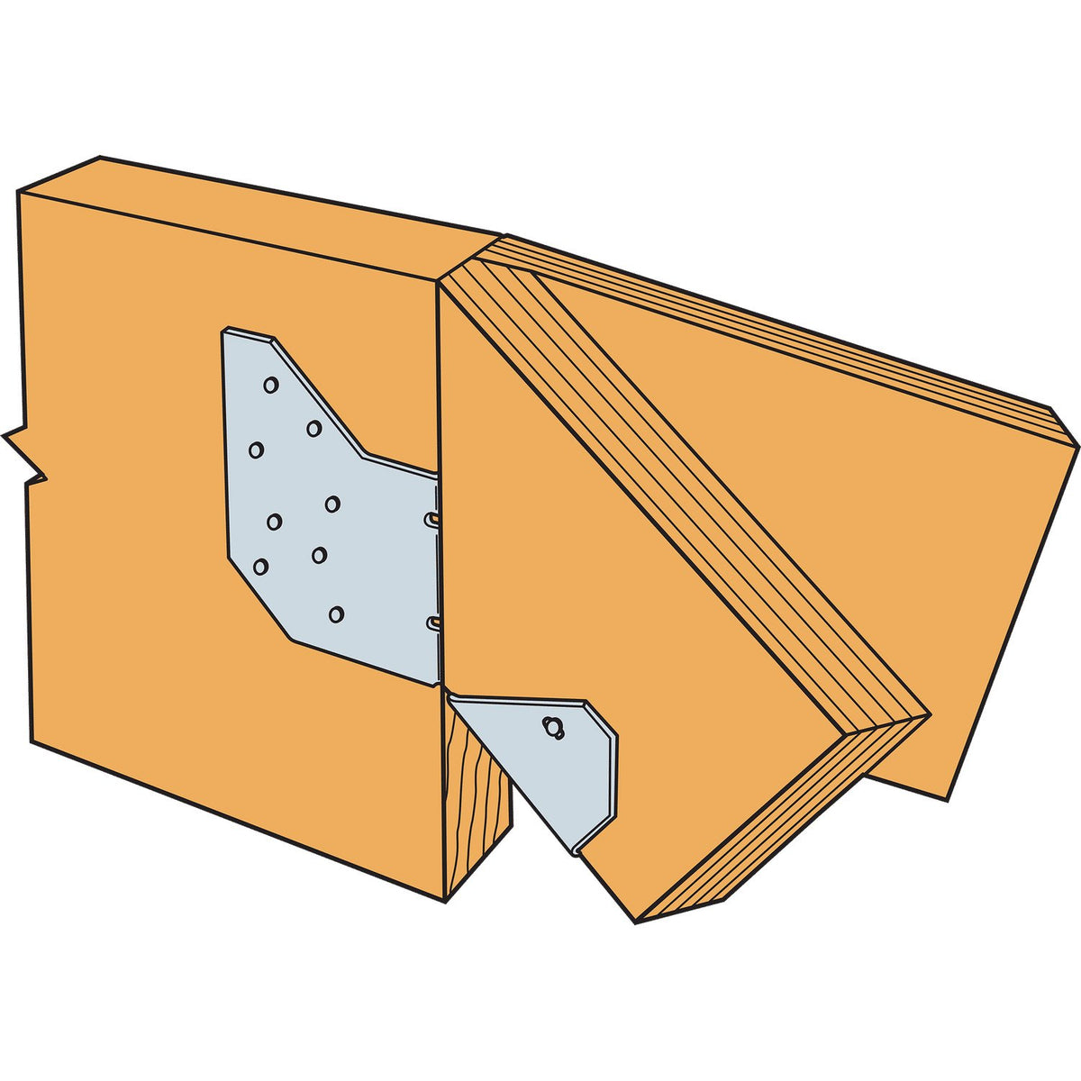 Simpson Hip Ridge Connector - Galvanized HRC1.81