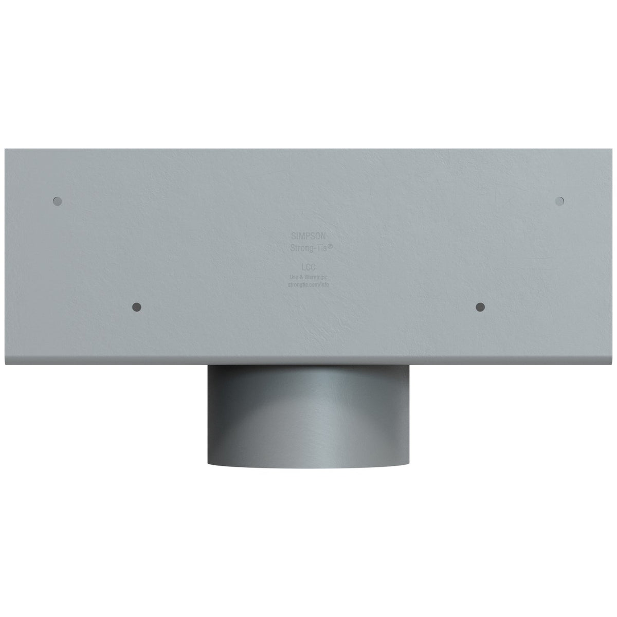 Simpson 5-3/8" Column Cap for 3-1/2" Outside Diameter Lally Column LCC5.25-3.5