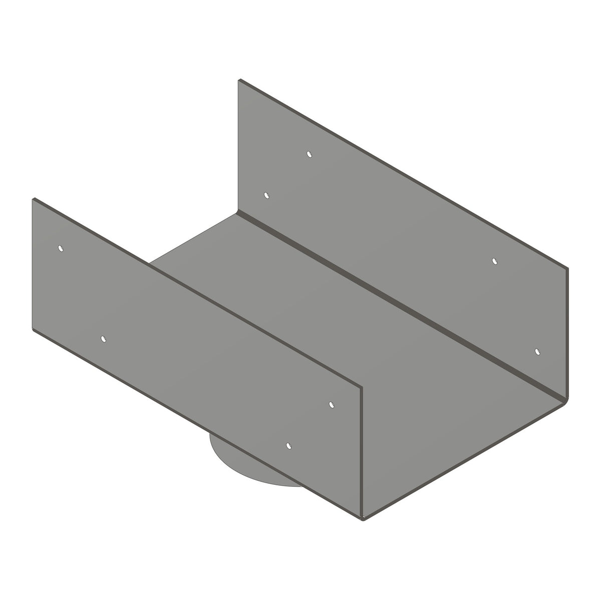 Simpson 7-1/8" Column Cap for 4" Outside Diameter Lally Column LCC7-4