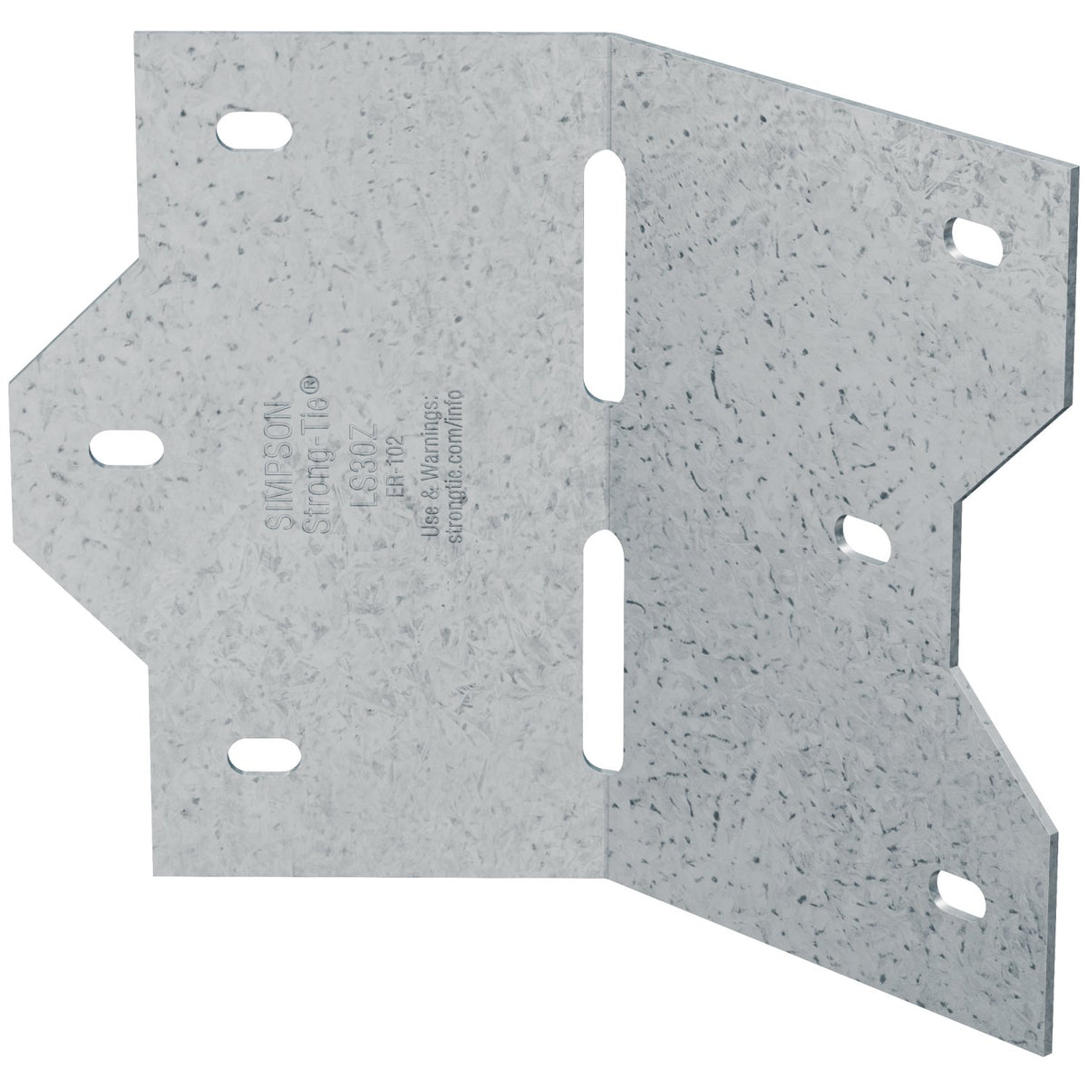 Simpson LS30Z 3-3/8" Reinforcing Skewable Angle, ZMAX