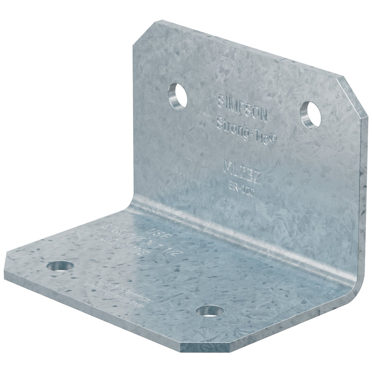 Simpson 2 x 3 Medium L Angle ZMAX Galvanized ML23Z