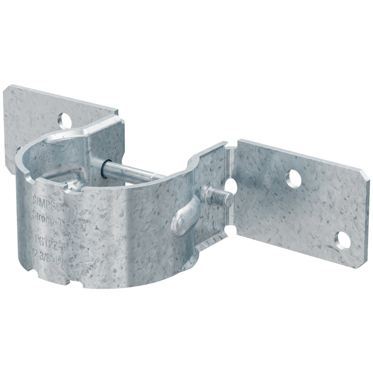 Simpson PGT2Z-R 12-Ga. Pipe Grip Tie for 2" Pipe ZMAX