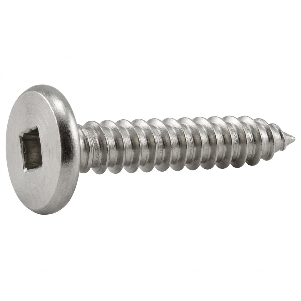 Simpson #10 x 1" Pancake-Head Screw, 410 Stainless Steel