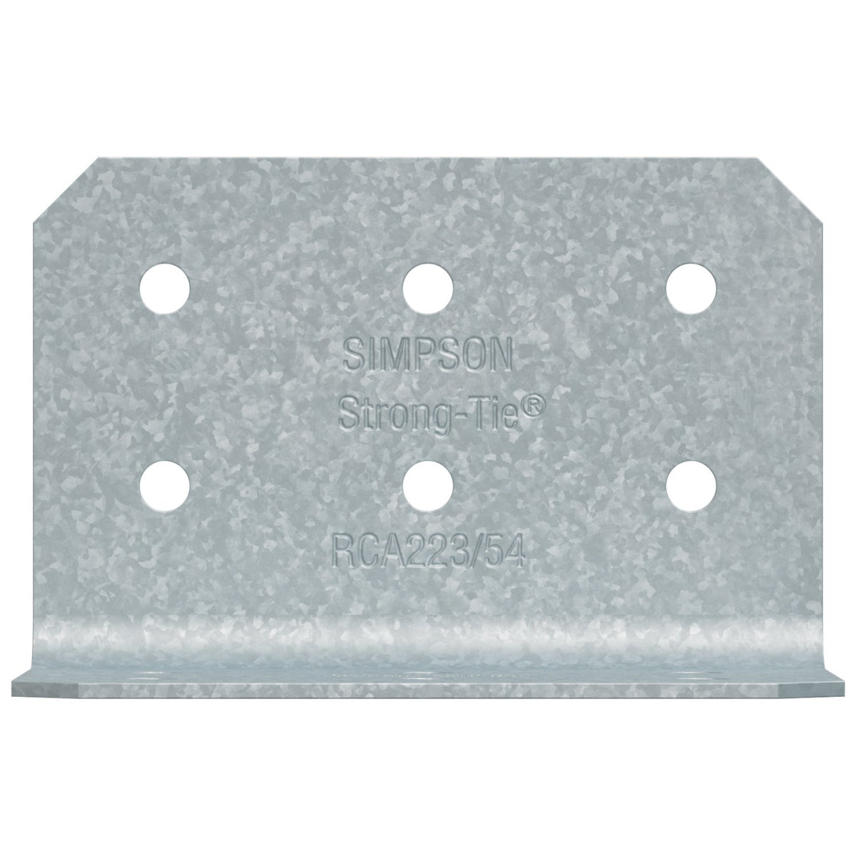 Simpson RCA223/97 Rigid Connector Angle 2x2x3 in 12-Ga G90 Galvanized 90-Pack