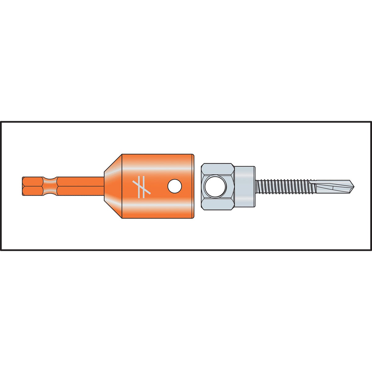 Simpson 1/4" Horizontal Steel Rod Hanger #3 Point, w/Nut RSH25100N