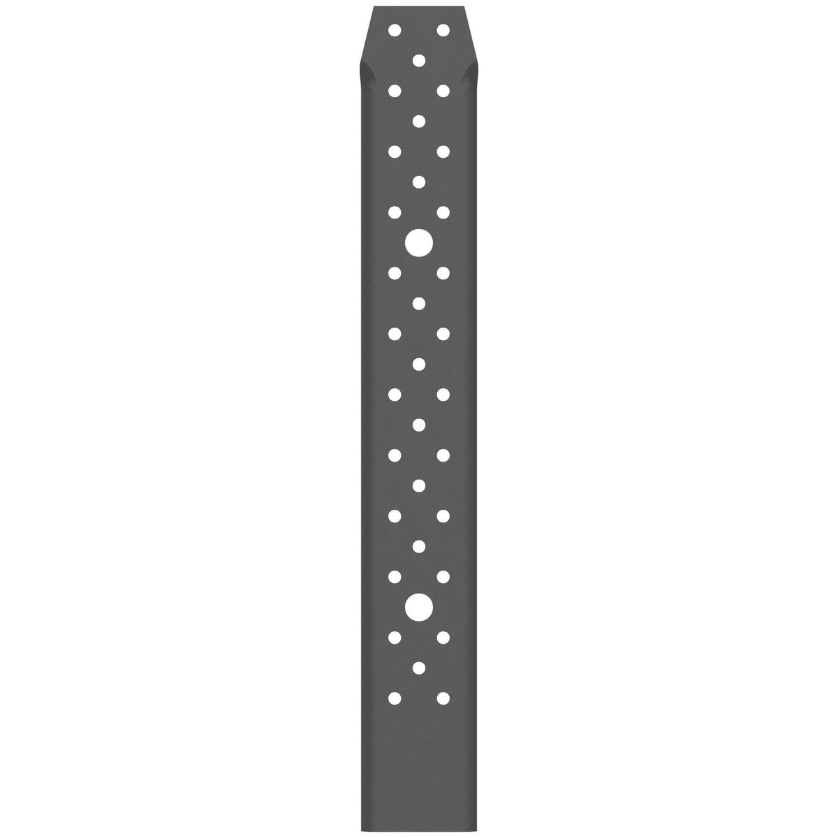 Simpson S/HD15S Steel Holdown 17 in. 7 Ga Gray Paint for Cold-Formed Steel Framing Shearwalls