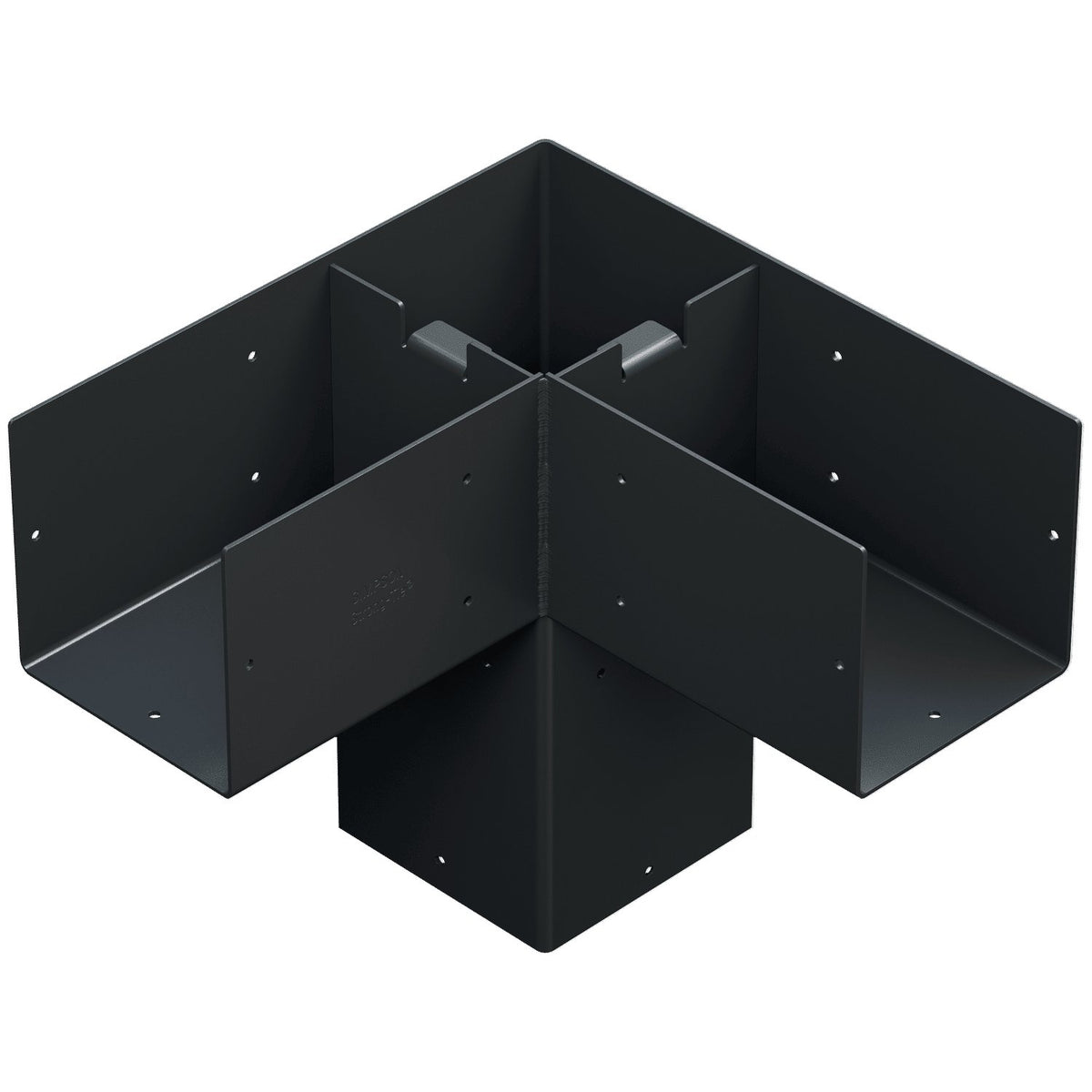 Simpson Sage Corner Connector 6x6, 2 pieces w/screws, Black