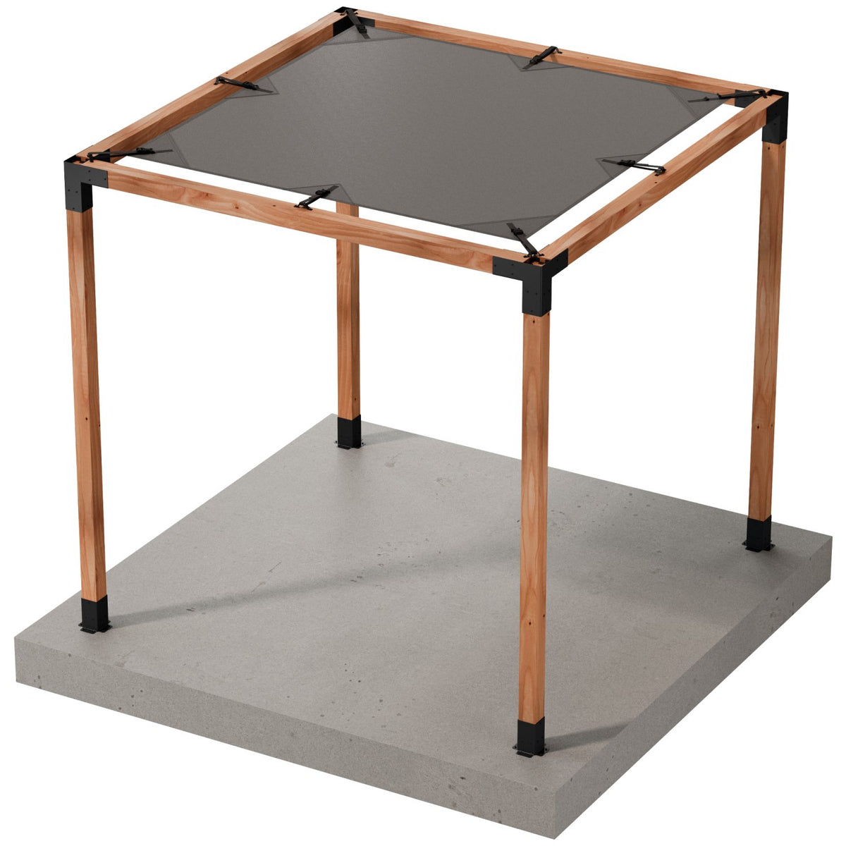Simpson Sage System Sunshade for 10x10 Pergola, Gray Outdoor Accents