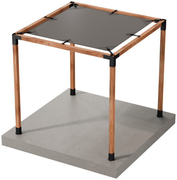 Simpson Sage System Sunshade for 8x8 Pergola, Gray, Outdoor Accents