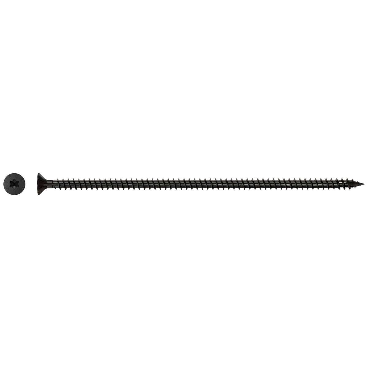 Simpson Strong-Drive SDCF TIMBER-CF Screw - 0.390 in. x 11 in. T50 (Black E-Coat)
