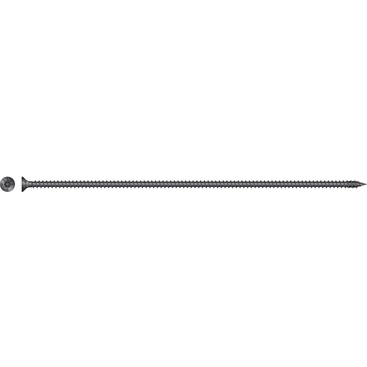 Simpson Strong-Drive SDCF TIMBER-CF Screw - 0.315 in. x 13-3/4 in. T40, E-Coat
