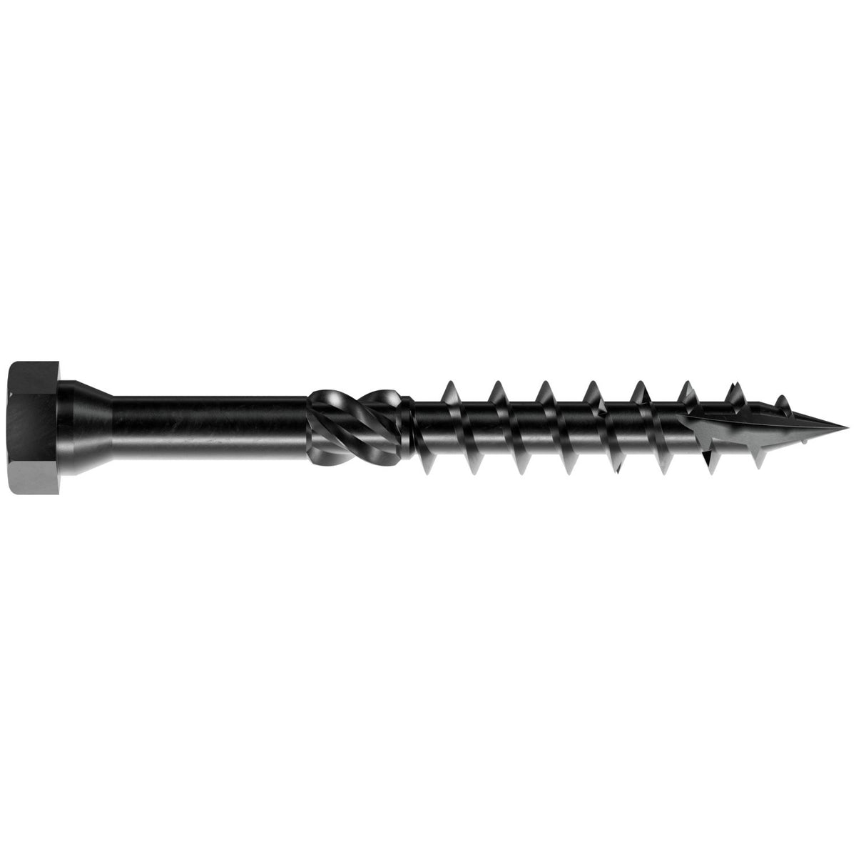 Simpson Strong-Drive SDHR COMBO-HEAD Screw - 12 mm x 100 mm, Black E-Coat