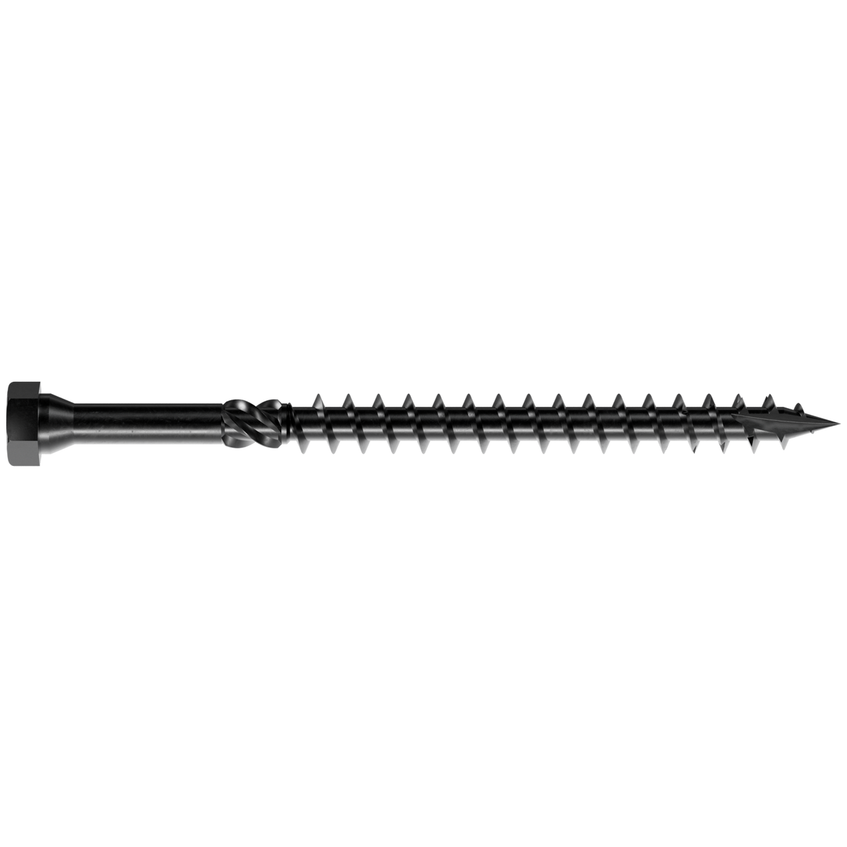 Simpson Strong-Drive SDHR COMBO-HEAD Screw - 12 mm x 160 mm, Black E-Coat