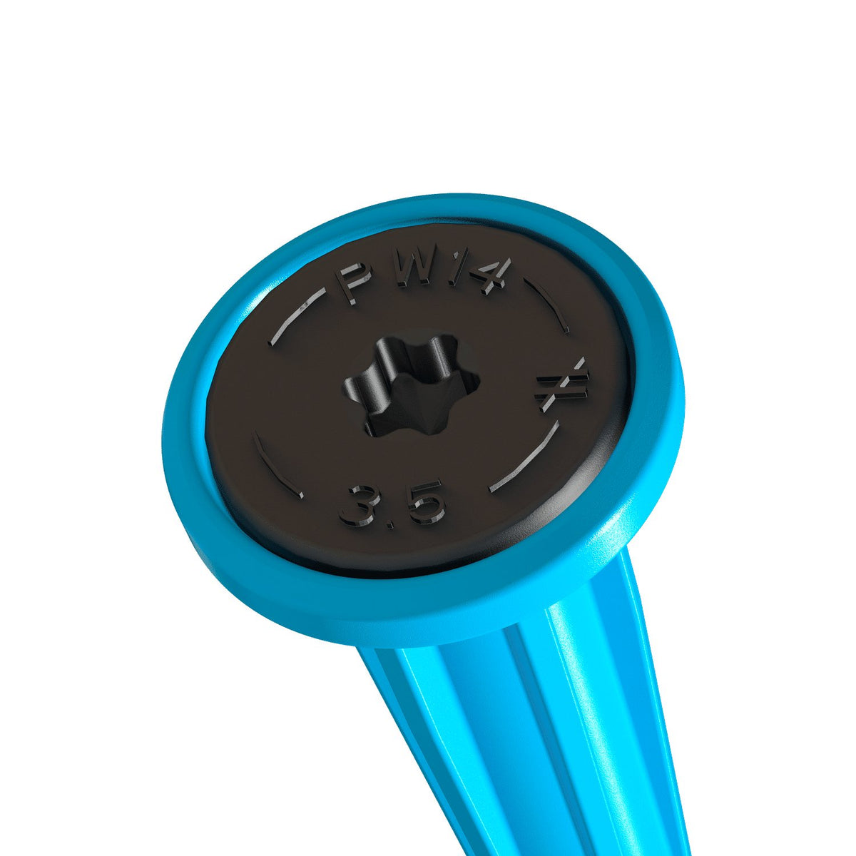 Simpson 0.140 x 3 1/2" Strong-Drive SDPW Deflector Screw, 6-Lobe, E-coat