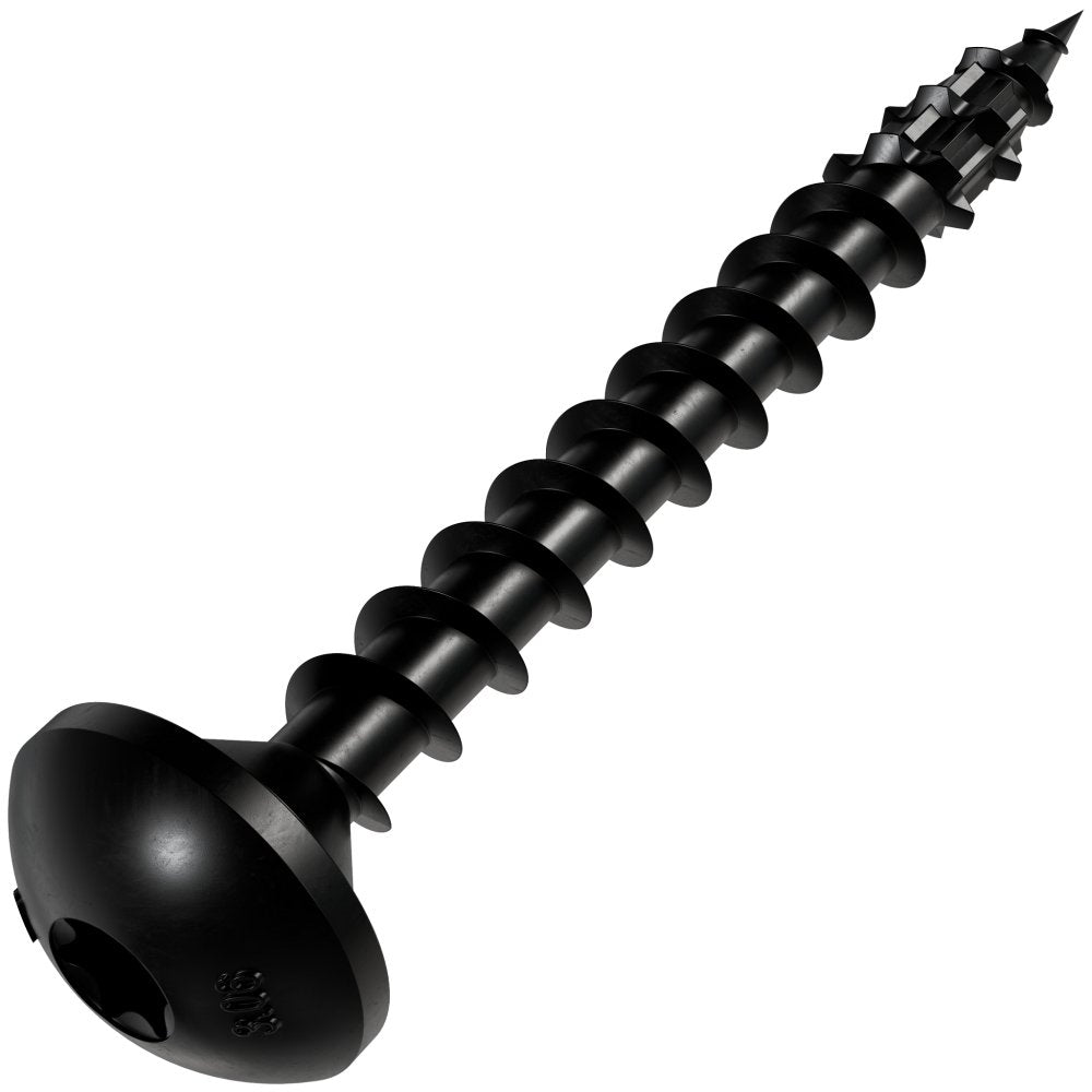 Simpson Outdoor Accents Black 0.220 x 3 1/16" Button-Head Connector Screw