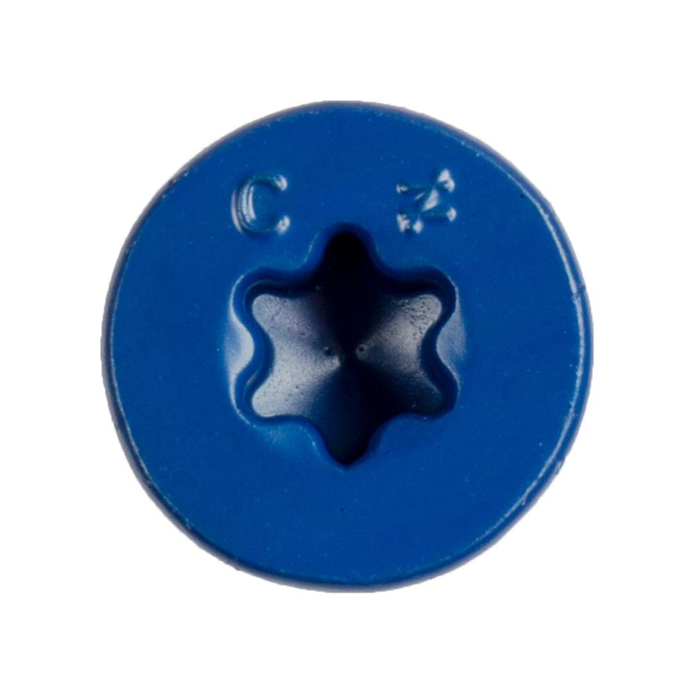 Simpson 3/16" x 3-1/4" Titen Turbo Flat-Head Screw Anchor, Blue TNT18314TF
