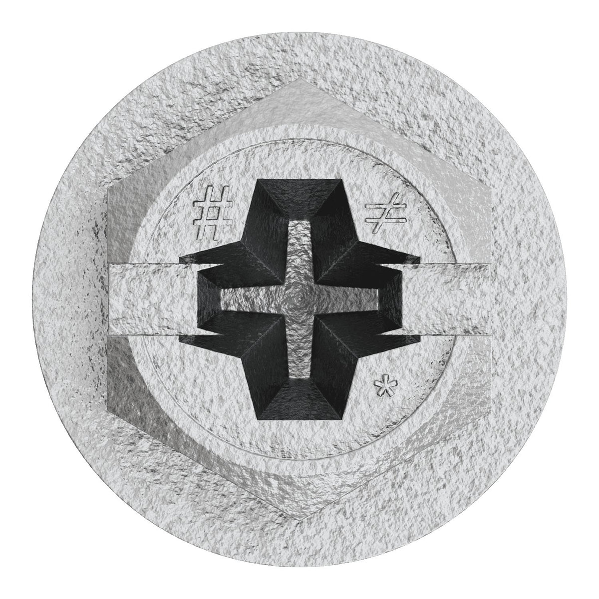 Simpson Titen Turbo - 1/4 in. x 1-3/4 in. 316 Stainless-Steel Hex-Head Concrete and Masonry Screw